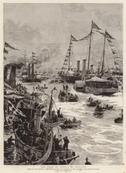 Le Shah de Perse en Angleterre
